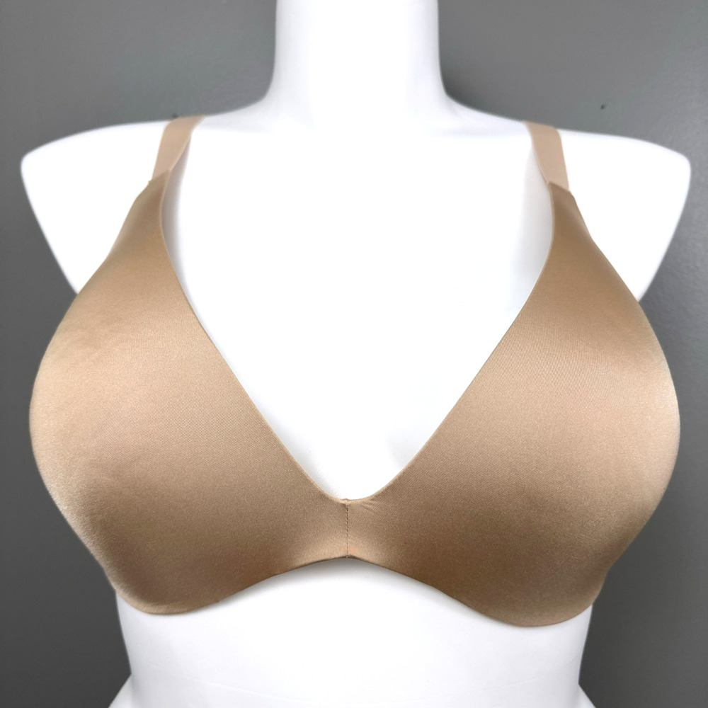 New SKIMS Wireless Form Super Push Up Bra 42C Clay Plunge NWT BA-PLG-2632